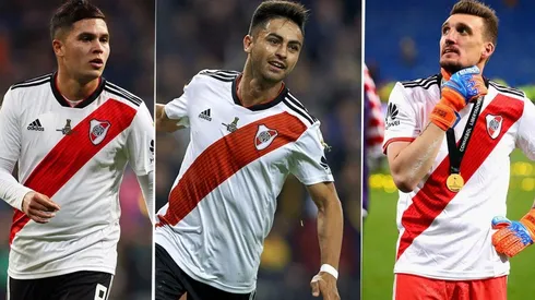 Pity Martínez, Juanfer Quintero y Franco Armani completan la terna.