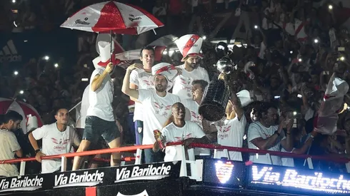 River compartió en sus redes sociales la intimidad de la fiesta del campeón.