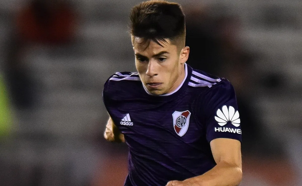 Moya lleva un gol en cuatro partidos oficiales con la camiseta de River.