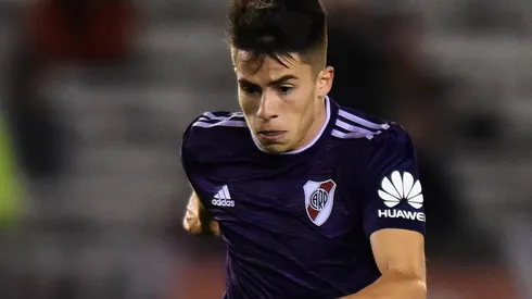 Moya lleva un gol en cuatro partidos oficiales con la camiseta de River.