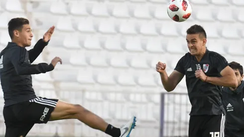 Lucas Martínez Quarta y Rafael Santos Borré también cumplieron la promesa grupal.