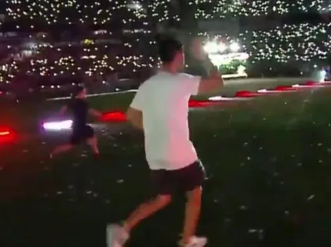 Emocionado, el Pity recreó su gol a Boca