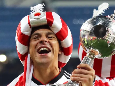 Promesa cumplida: ¡Enzo Pérez se tiñó el pelo!