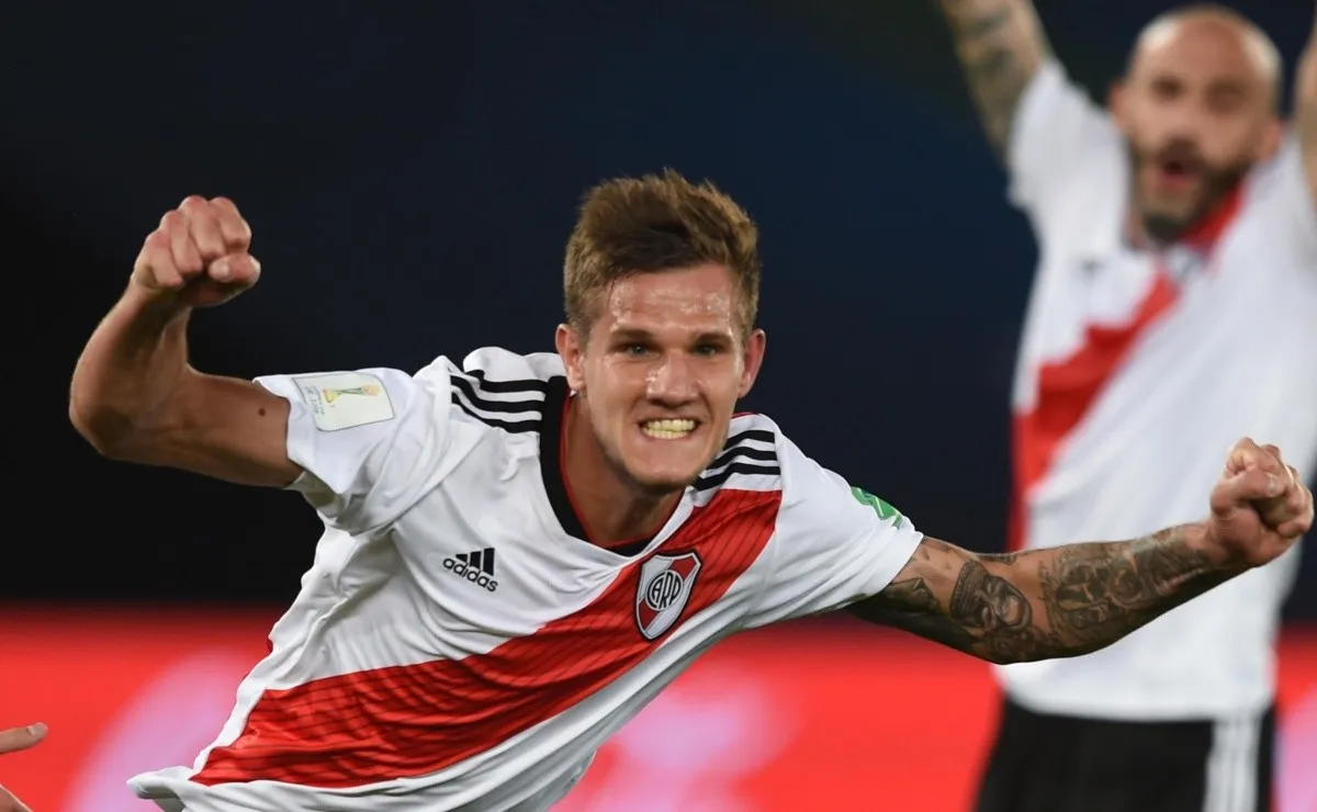 Zucu marco su primer gol oficial con la camiseta de River