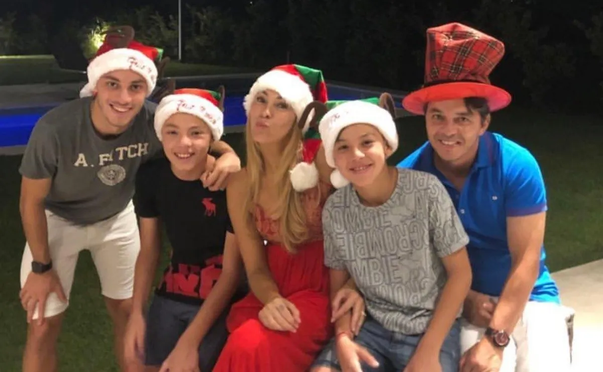 Mediante sus redes sociales, varios jugadores de River compartieron imágenes de su festejo.