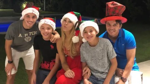 Mediante sus redes sociales, varios jugadores de River compartieron imágenes de su festejo.