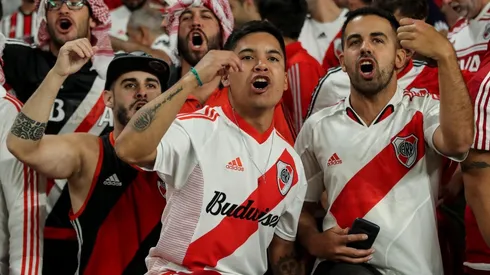Los fanáticos de River se quedaron en pleno partido de Real Madrid y Al Ain.