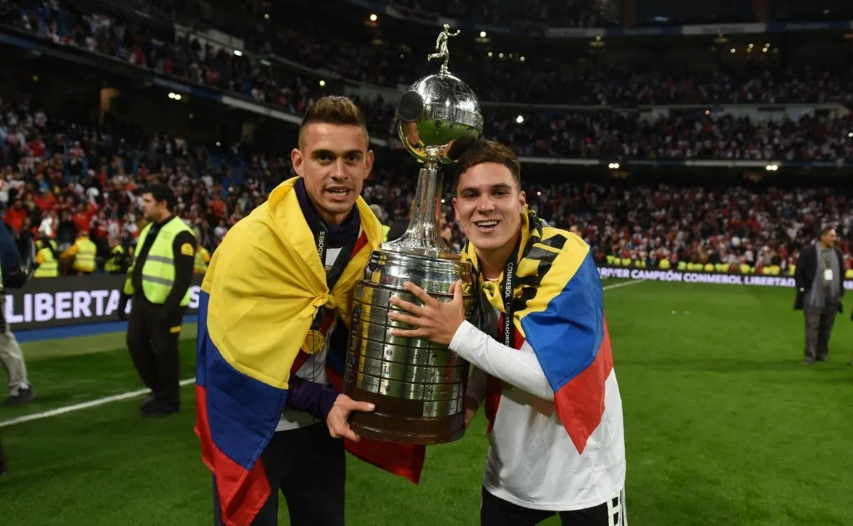 Armani, Quintero y Borré no volvieron a Buenos Aires con sus compañeros.