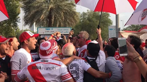 Los hinchas de River coparon Abu Dhabi.