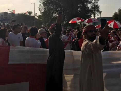 Un viejo trapo conocido, presente en Abu Dhabi para alentar a River