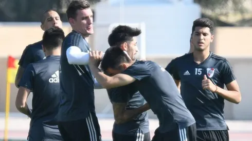 Luego del entrenamiento del jueves por la mañana, los jugadores de River tuvieron la tarde libre.
