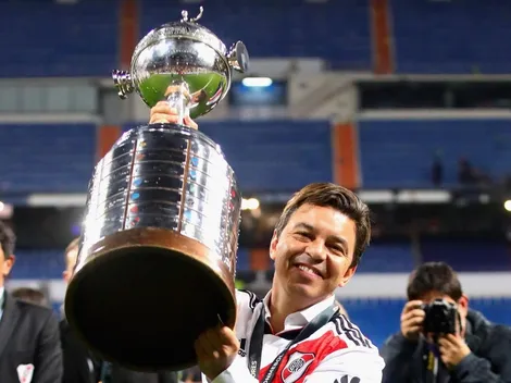 Gallardo no pudo ver en vivo el gol del Pity a Boca