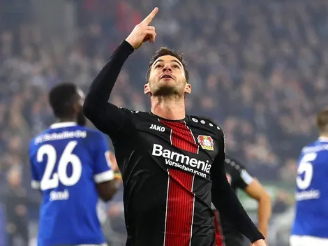 Gran control y mejor definición: golazo de Alario en Alemania