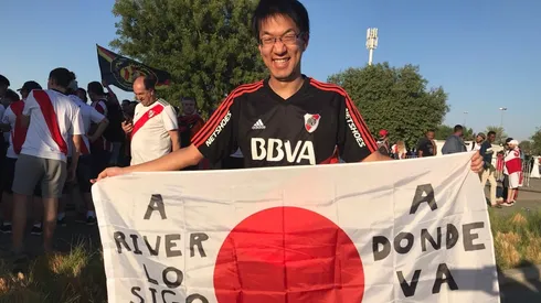 Shogo saltó a la fama en el mundo River cuando en el 2015 el Millonario jugó en su país.