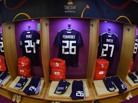 Así luce el vestuario de River