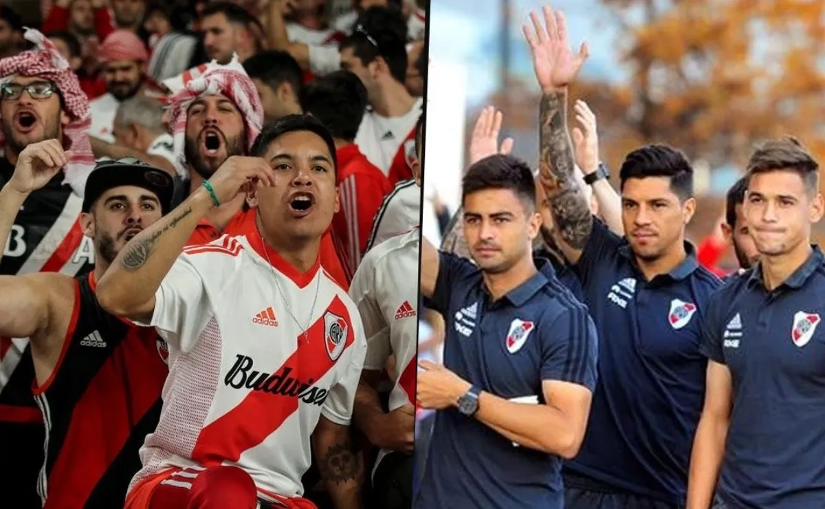 Los hinchas de River, agradecidos con el plantel.