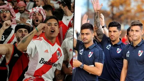 Los hinchas de River, agradecidos con el plantel.