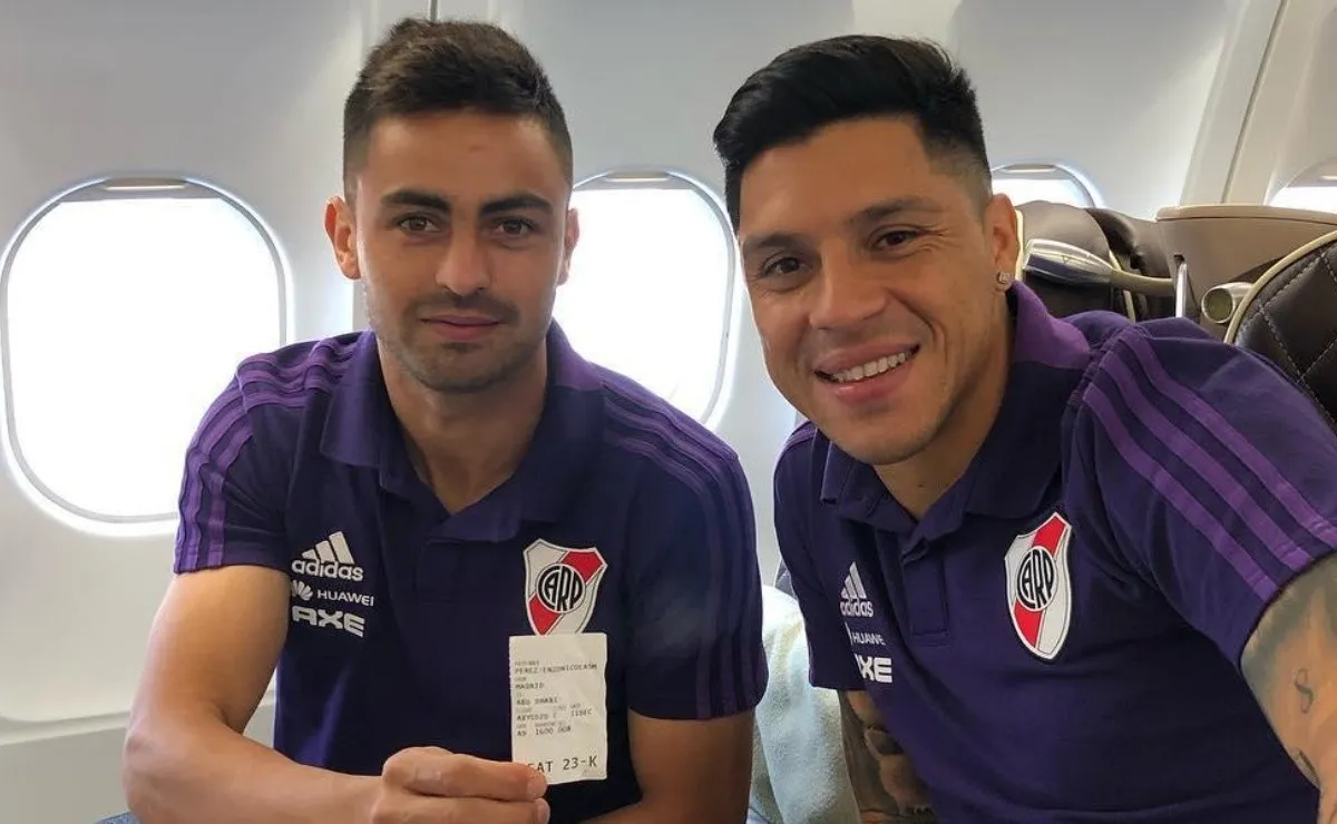 El Pity y Enzo, dos mendocinos campeones de América con River.