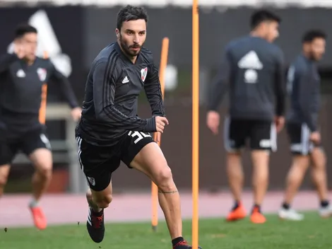Otra alegría para River: Scocco recibió el alta médica