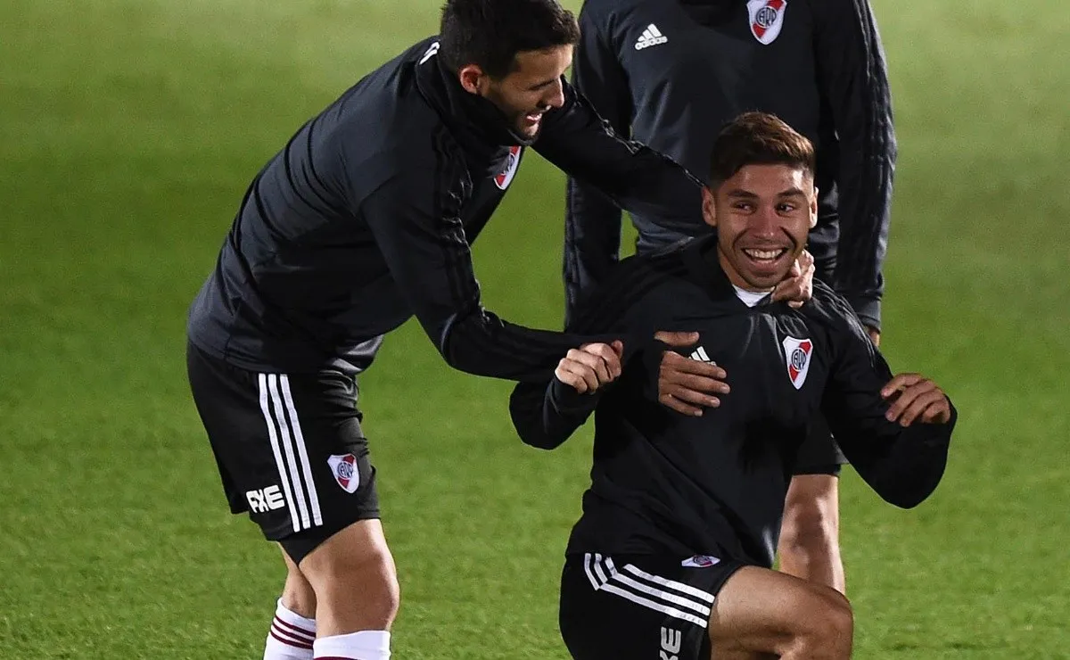 Gonzalo Montiel confesó que todo el plantel de River prometió teñirse.