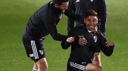 Gonzalo Montiel confesó que todo el plantel de River prometió teñirse.