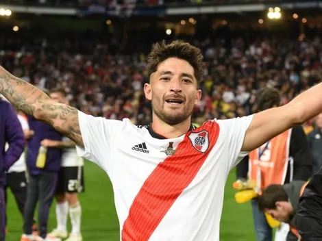 El show de Casco en el entrenamiento de River