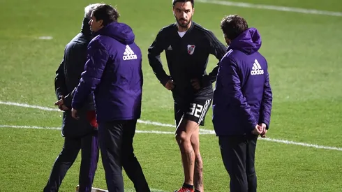 Scocco continúa trabajando para recuperarse y estar a disposición de Gallardo.