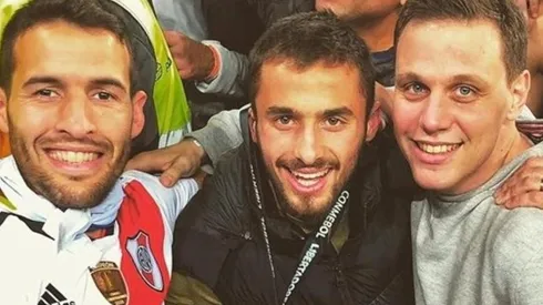 Saracchi fue al Bernabéu a ver la final ganada ante Boca.