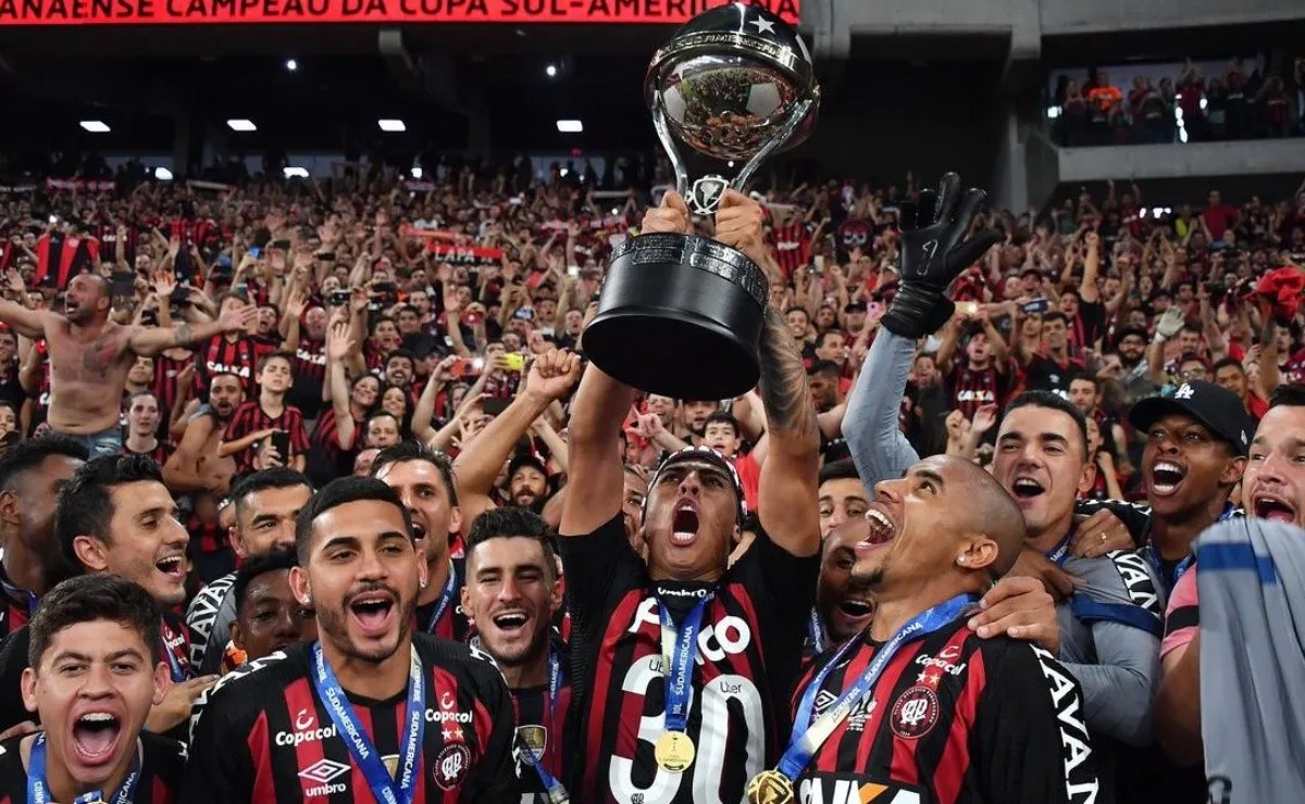 Atlético Paranaense, campeón de la Copa Sudamericana 2018.