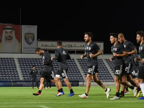El plantel ya se entrenó en Emiratos