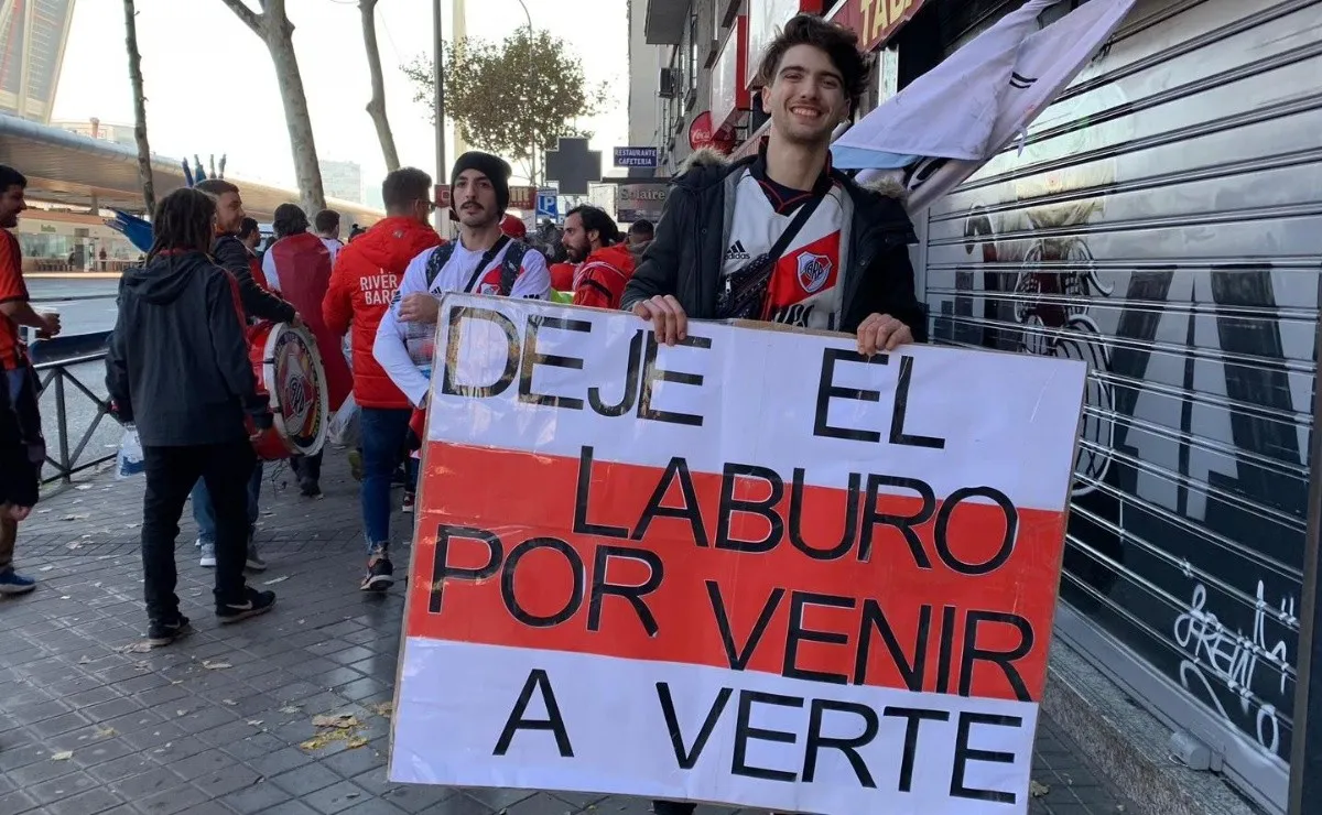 Algunos se animaron y dejaron todo con tal de decir presente en Madrid.
