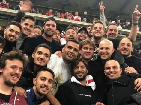 Los festejos de los ex-River en las redes