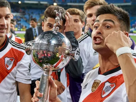 ¡Está demente! El Pity "bañó" a Gallardo después de ganar la Copa