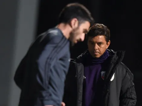 Scocco, a contrarreloj para la final entre River y Boca