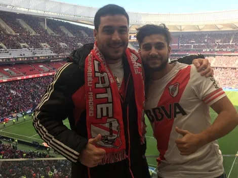 Entre el entusiasmo y la bronca por no jugar en el Monumental