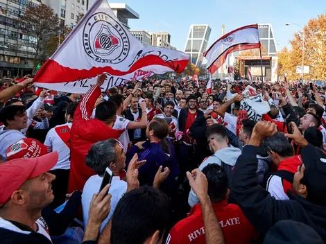 De caravana: los hinchas de River en Madrid