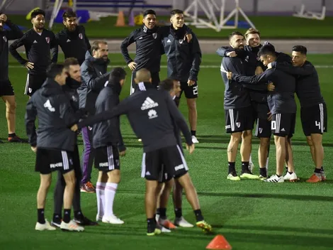 Gallardo trabajó con dos formaciones en la práctica