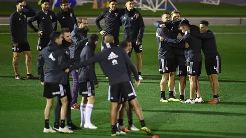 Gallardo trabajó con dos formaciones en la práctica