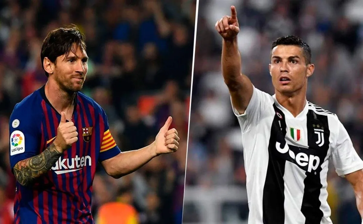 Messi y Cristiano, dos estrellas que verán el Superclásico en Madrid.