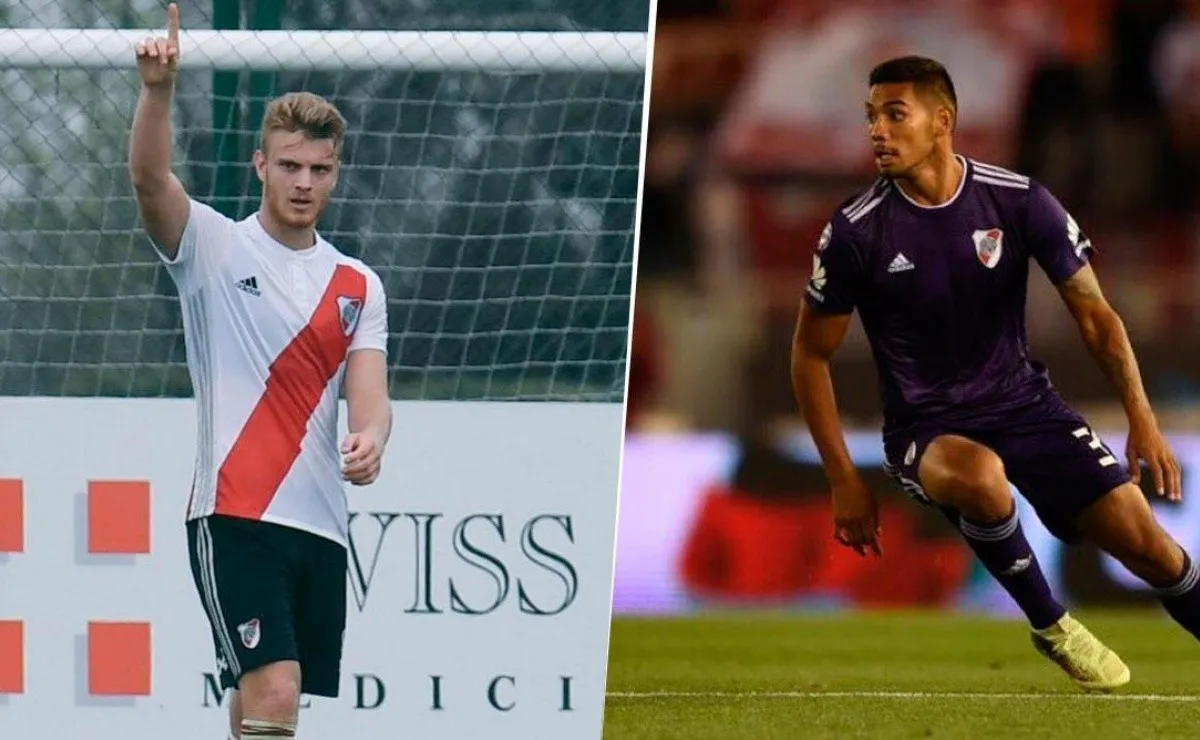 Beltrán y Martínez, dos jóvenes surgidos de las Inferiores de River.