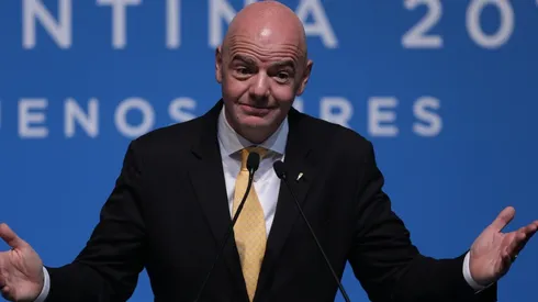 El presidente de la FIFA estuvo presente en el G-20.