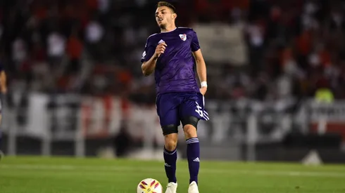 Nahuel Gallardo salió del partido con dolencias en el isquiotibial izquierdo.