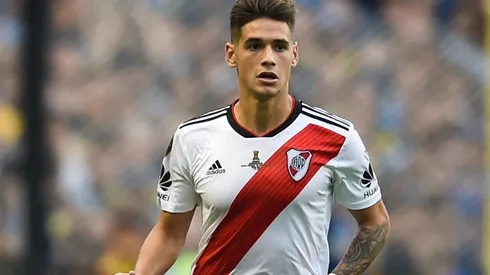 Martínez Quarta fue titular en la primera final contra Boca.