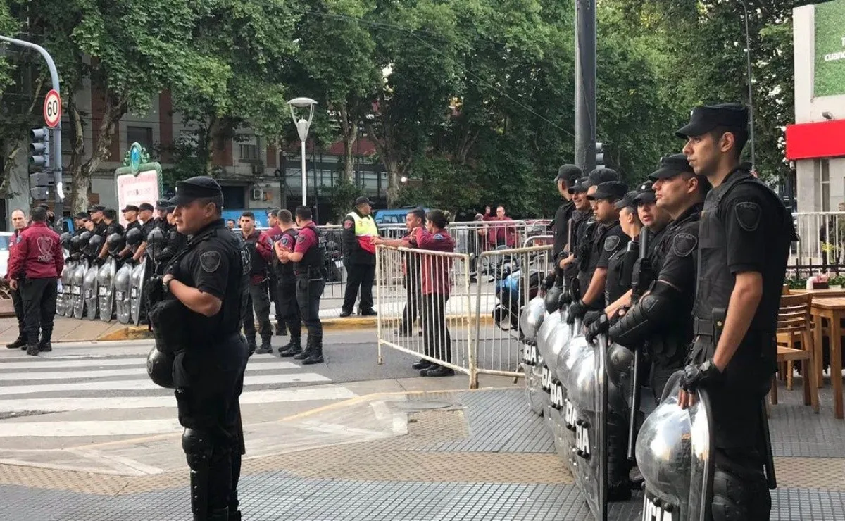 En esta oportunidad, el operativo policial tomó sus recaudos.