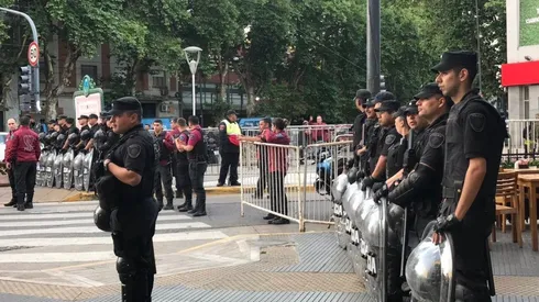 En esta oportunidad, el operativo policial tomó sus recaudos.