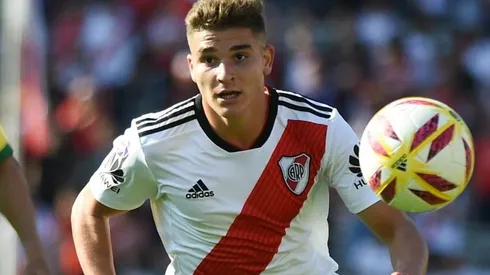 Álvarez, una de las jóvenes promesas de River.