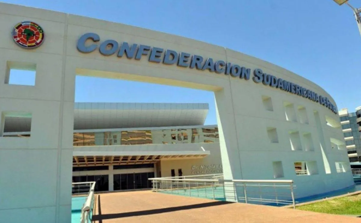 La sede de la Conmebol, ubicada en Luque (Paraguay).
