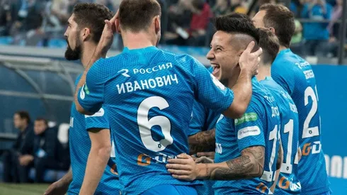 Driussi hizo un verdadero golazo en la victoria del Zenit.