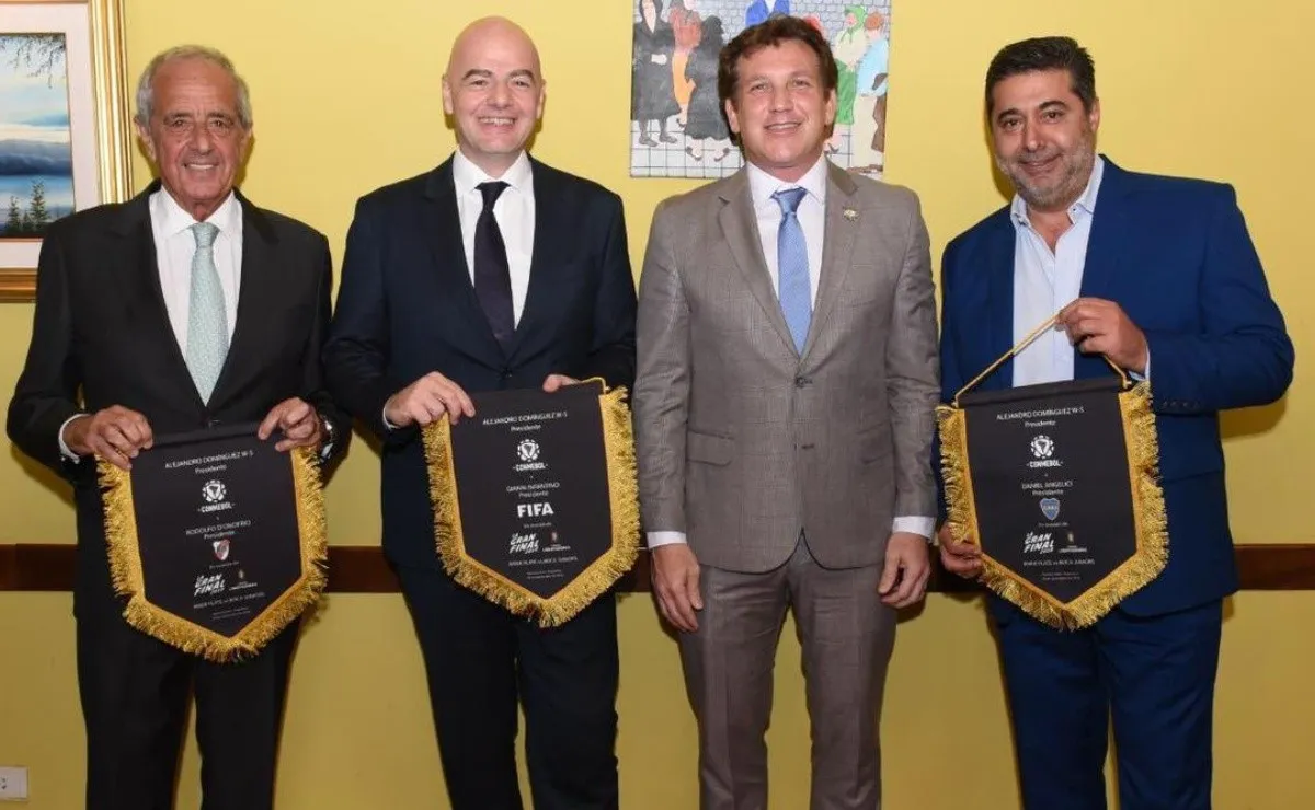 D'Onofrio se reunirá con Angelici y Domínguez en la Conmebol.