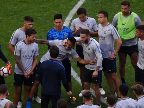 Las provocaciones de los jugadores de Boca antes de los incidentes